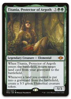 Titania, Protector of Argoth #287 (NM) Modern Horizons 2 MH2 Magic MTG - Image 1