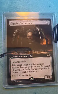 Giggling Skitterspike (Extended Art) Commander: Duskmourn: House of Horror... - Image 1