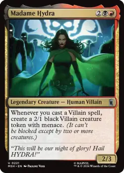 Madame Hydra 221 Marvel Super Heroes Foil NM/M MTG - Image 1