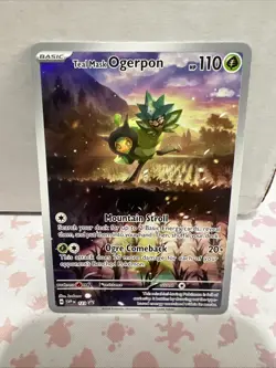 Teal Mask Ogerpon 123 Sv: Scarlet & Violet Promo Cards Holo - Image 1