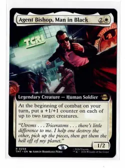 Agent Bishop, Man in Black (Extended Art) Teenage Mutant Ninja Turtles R#258 MTG - Image 1