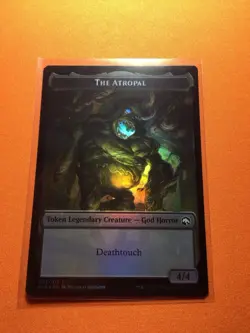 MTG Magic The Gathering Tomb Of Annihilation / Atropal LP Foil Token Double Side - Image 2