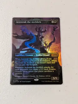MTG Acererak the Archlich (Rainbow Foil) Secret Lair x Dungeons & Dragons NM - Image 1