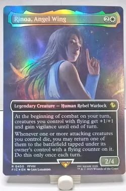 Rinoa, Angel Wing (Borderless) Commander: Final Fantasy Foil Near Mint - Image 2