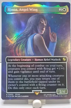 Rinoa, Angel Wing (Borderless) Commander: Final Fantasy Foil Near Mint - Image 3