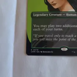 Azusa, Lost but Seeking (Borderless) #679 (NM) Commander Masters MTG - Image 4