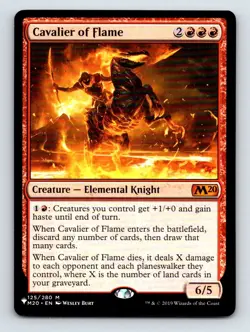 Cavalier of Flame M The List Reprints 125/280 NM - Image 1