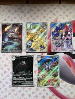 5x Illustration Rare Bundle Scarlet & Violet Pokemon Cards-Pack Fresh - Image 1