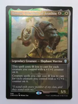 MTG Hamza, Guardian Of Arashin (CMR) Commander Legends Foil Etched Uncommon 598 - Image 1