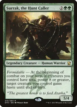 MTG Surrak, the Hunt Caller ** Dragons of Tarkir ** English (NM) - Image 1