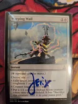 Signed Warping Wail - Oath of the Gatewatch (OGW) - MTG - Image 1