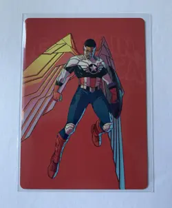 Captain America, Wings Of Freedom Art Card 22/45 MTG Marvel Super Heroes - Image 1