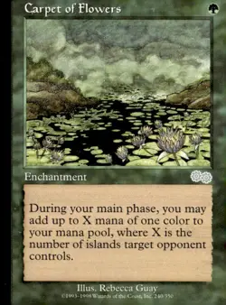 Urza's Saga #240 Carpet of Flowers - Image 1