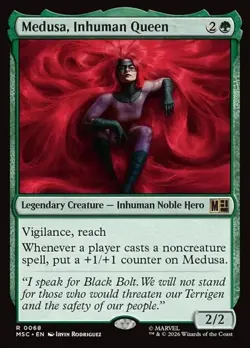 Medusa, Inhuman Queen MSC NM MTG - Image 1
