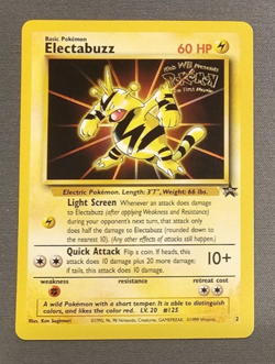 EX/LP - Electabuzz - 2 - WoTC Promo - Pokemon Card - Image 1