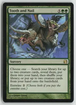 Tooth and Nail Lightly Played 170 Modern Masters Magic: The Gathering - Image 1
