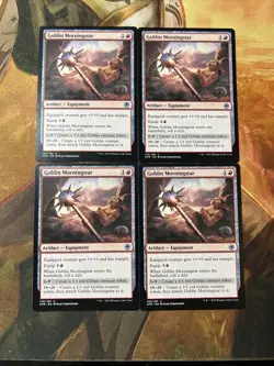 x4 Goblin Morningstar AFR MTG 145/281 UNCOMMON M/NM 4x - Image 1