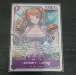 Bandai One Piece Charlotte Pudding PRB02-010 PRB02 The Best Holo SR - Image 1