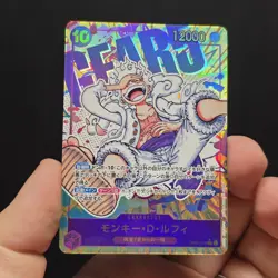 Monkey D Luffy Nika Gear 5 OP05-119 Parallel SEC New Era One Piece Card Japanese - Image 2