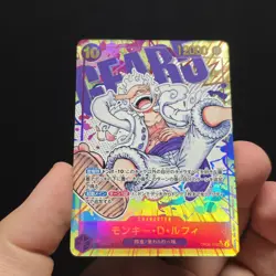 Monkey D Luffy Nika Gear 5 OP05-119 Parallel SEC New Era One Piece Card Japanese - Image 3