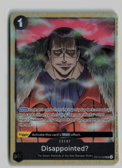 DisappointedU (Premium Card Collection -Best Selection Vol. 6-) OP14-099 UC - Image 1