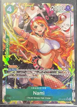 One Piece Nami OP14-031 Alt Art SR The Azure Sea’s Seven English - NM/MINT - Image 1