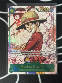 Namco Monkey D. Luffy OP13-118 Secret Rare Foil Alt Art 6/7000 One Piece CCG - Image 1
