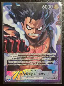 One Piece Card Game Monkey.D.Luffy OP11-040 Alternate Art Leader - Image 1