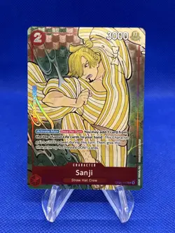 One Piece English Version 1st Anniversary Set Sanji OP01-013 Alternate Alt Promo - Image 1