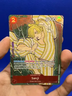 One Piece English Version 1st Anniversary Set Sanji OP01-013 Alternate Alt Promo - Image 2