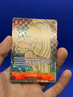 One Piece English Version 1st Anniversary Set Sanji OP01-013 Alternate Alt Promo - Image 3