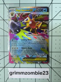 Mega Starmie ex 021/088 Double Rare Perfect Order Holo NM - Image 1
