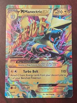 The Pokemon Company Pokemon TCG XY Phantom Forces M Manectric EX 120/119 Holo - Image 1