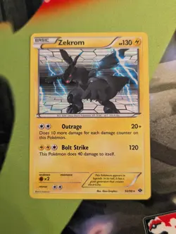 Zekrom Next Destinies 50/99 Holo Rare Deck Exclusives NM - Image 1