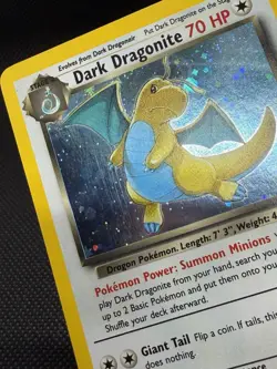 Pokemon Dark Dragonite Holo Rare TCG Card 5/82 MP Rare - Image 3