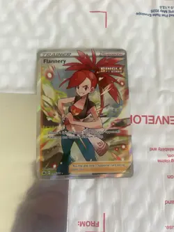 Flannery Pokemon TCG Trainer Full Art Ultra Rare Holo 191/198 Chilling Reign - Image 1