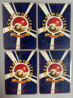 Pokemon Card Vintage Old Back Dark Vaporeon Trainer Lot 4 Cards Japanese - Image 2