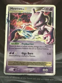Pokemon TCG Mewtwo LV.X DP Black Star Promotional DP28 Holo Promo 1st Edition... - Image 1