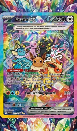 Pokemon Eevee ex Sv: Prismatic Evolutions Special bookmarker art - Image 1