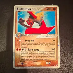 Blaziken ex 90/100 Crystal Guardians Holo English 2003 HP 150 - Image 1