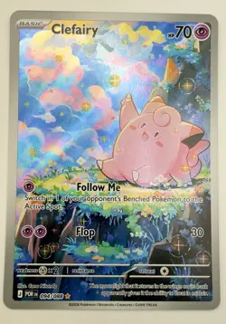 Pokemon TCG Clefairy 094/088 English NM Perfect Order IR Full Art Card - Image 1