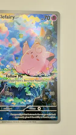 Pokemon TCG Clefairy 094/088 English NM Perfect Order IR Full Art Card - Image 4