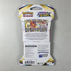 Pokemon TCG: Sword & Shield-Brilliant Stars Sleeved Booster Pack (10 Cards) 820650809972 - Image 2
