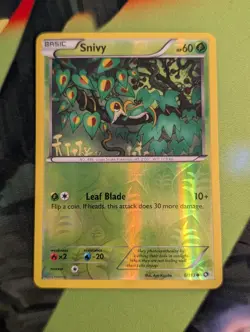 Snivy 6/113 Common Legendary Treasures Reverse Holo LP - Image 1