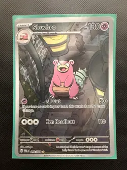 Pokemon TCG IR Slowbro 90/84 Mega Evolutions Pitch Black Holo NM English - Image 1