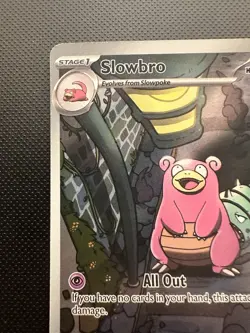 Pokemon TCG IR Slowbro 90/84 Mega Evolutions Pitch Black Holo NM English - Image 2