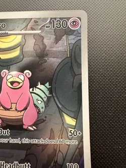 Pokemon TCG IR Slowbro 90/84 Mega Evolutions Pitch Black Holo NM English - Image 3