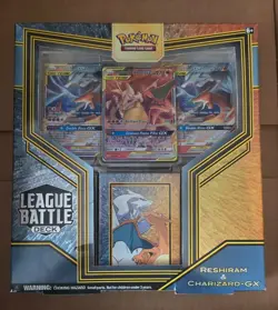 Pokemon RESHIRAM & CHARIZARD -GX League Battle Deck - Factory Sealed Deck - Image 1
