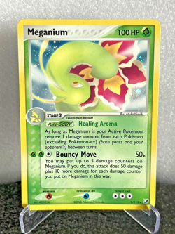 Meganium Reverse Holo EX Unseen Forces 9/115 Unlimited 2005 Pokemon TCG LP - Image 3
