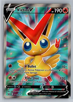 Victini V 144/163 Ultra Rare Battle Styles Pokemon Holo Near Mint - Image 1